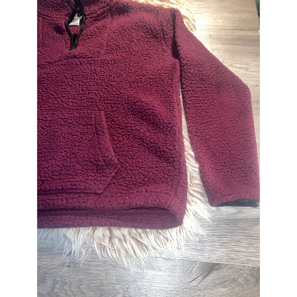 Pink women’s sherpa pullover - Picture 8 of 14